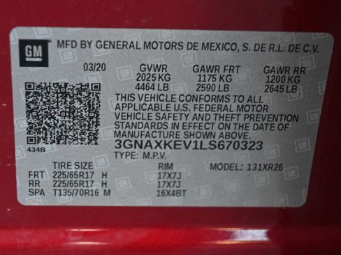 Used 2020 Chevrolet Equinox LT image 36