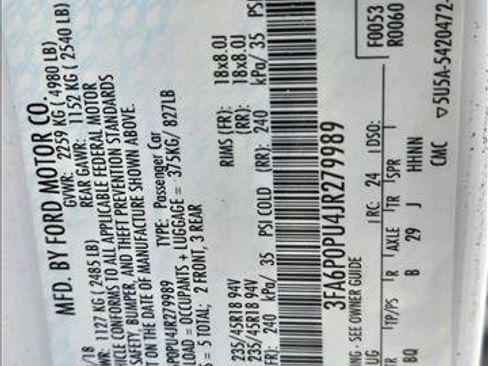 Used 2018 Ford Fusion Energi SE image 17