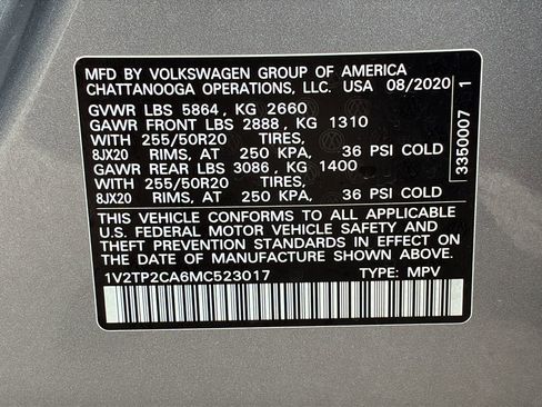 Used 2021 Volkswagen Atlas SEL Premium AWD/4WD image 31