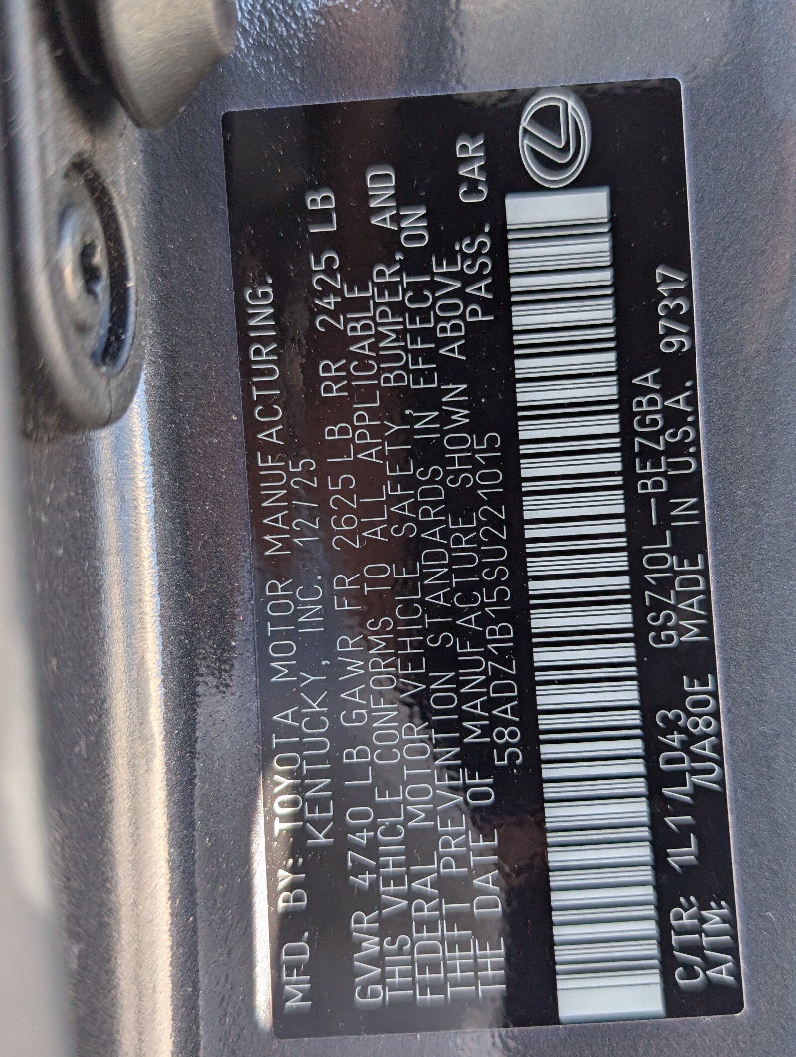 Used 2025 Lexus ES 350 w/ Premium Package FWD image 13