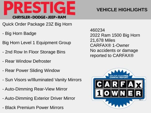 Used 2022 RAM 1500 Big Horn image 2
