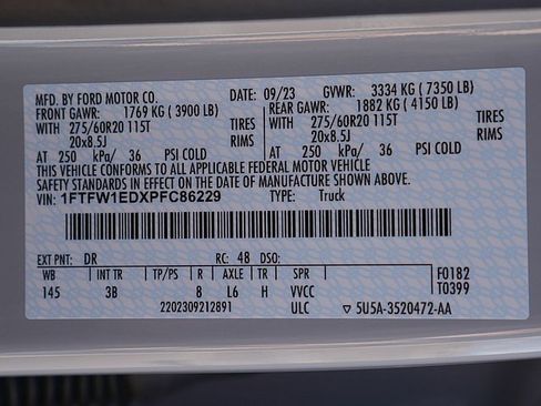 Used 2023 Ford F150 Platinum w/ Equipment Group 701A High image 76