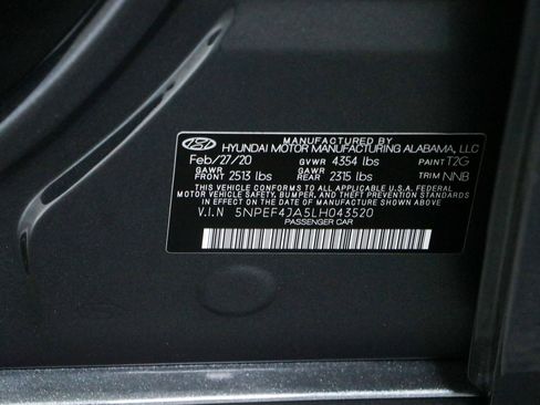 Used 2020 Hyundai Sonata SEL w/ Convenience + Sunroof Package FWD image 31