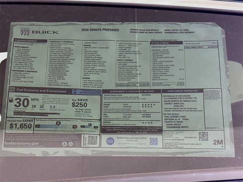 New 2026 Buick Envista Preferred w/ Convenience I Package image 19