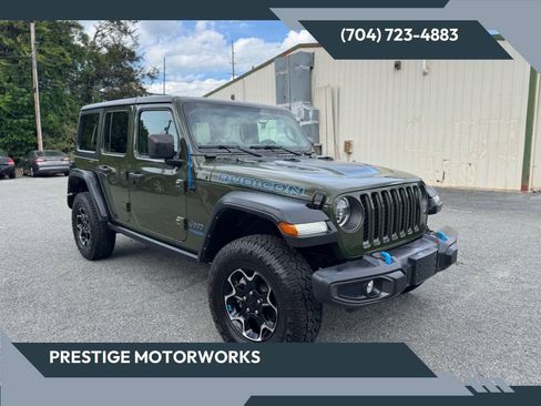 Used 2022 Jeep Wrangler Unlimited Rubicon 4xe w/ Cold Weather Group AWD/4WD image 1