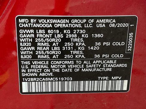 Used 2021 Volkswagen Atlas SEL AWD/4WD image 34