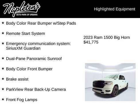 Used 2023 RAM 1500 Big Horn AWD/4WD image 8