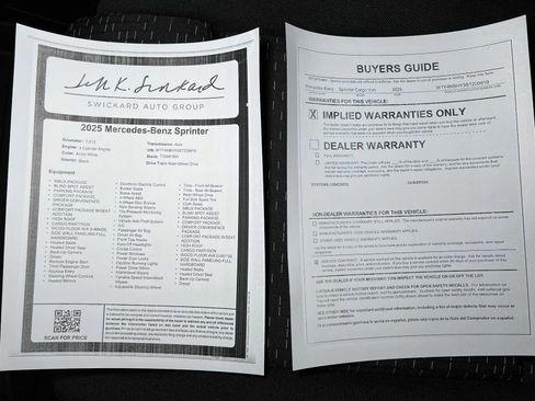 Used 2025 Mercedes-Benz Sprinter 2500 image 32