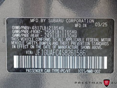 Used 2025 Subaru Impreza 2.0i Sport AWD/4WD image 36