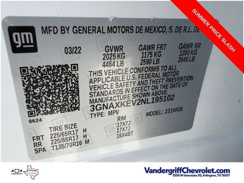 Used 2022 Chevrolet Equinox LT FWD image 30