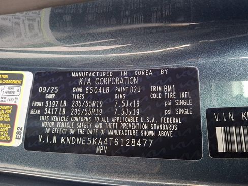 New 2026 Kia Carnival SX Prestige image 24