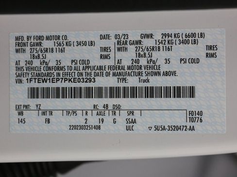 Certified 2023 Ford F150 XLT w/ Equipment Group 302A High image 24