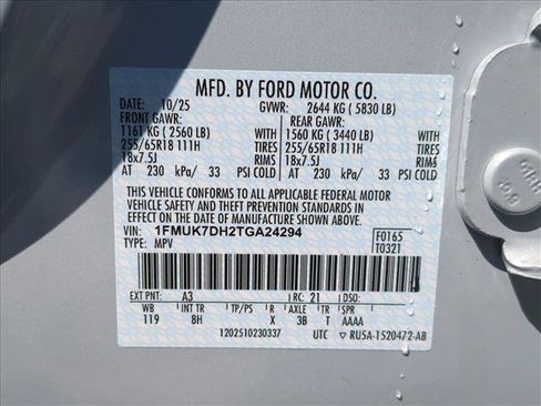 New 2026 Ford Explorer Active RWD image 17