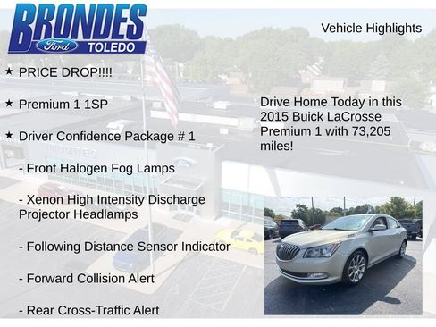 Used 2015 Buick LaCrosse Premium w/ Driver Confidence Package #1 FWD image 5
