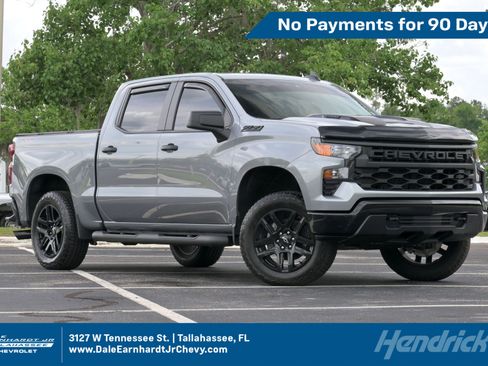 Used 2025 Chevrolet Silverado 1500 Custom Trail Boss w/ Turbomax Blackout Package AWD/4WD image 1