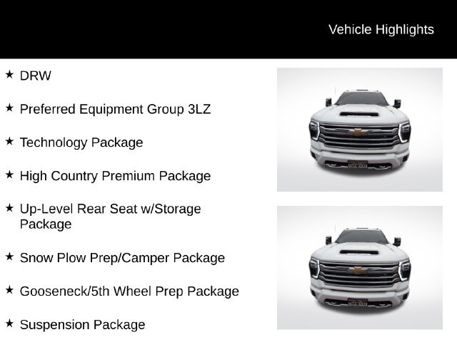 Used 2024 Chevrolet Silverado 3500 High Country w/ High Country Premium Package AWD/4WD image 6