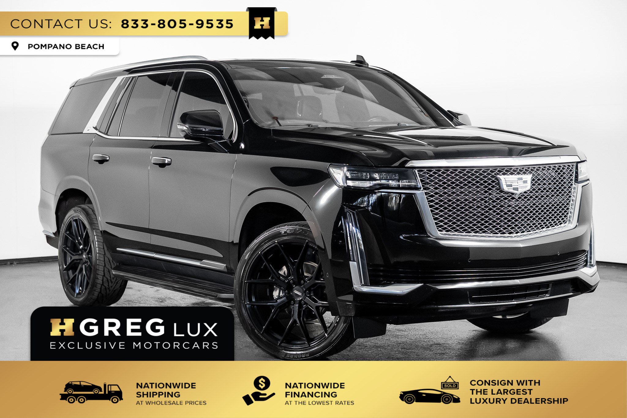 Used 2021 Cadillac Escalade Premium Luxury w/ LPO, Radiant Package AWD/4WD image 1