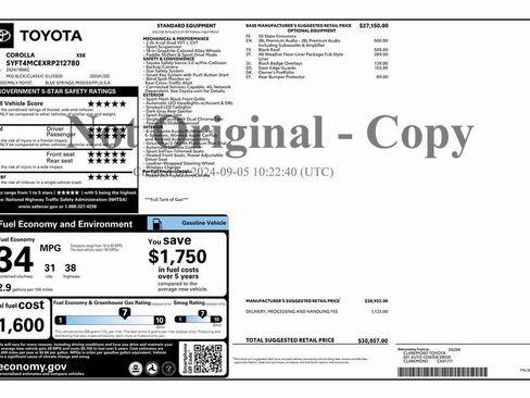 Used 2024 Toyota Corolla XSE image 4