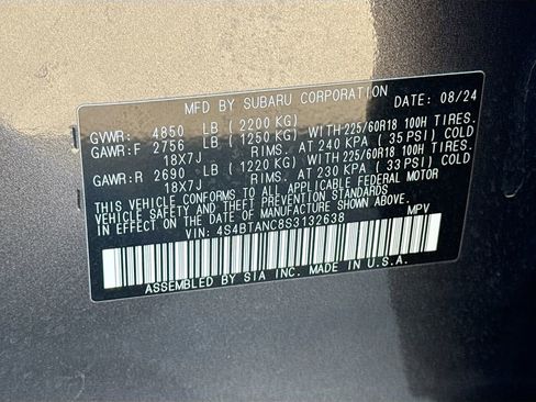 Certified 2025 Subaru Outback Limited image 31