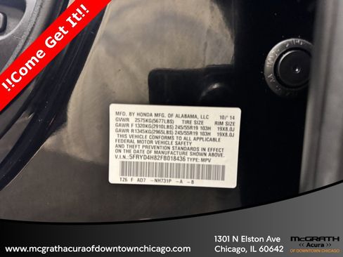 Used 2015 Acura MDX SH-AWD w/ Advance Package image 11