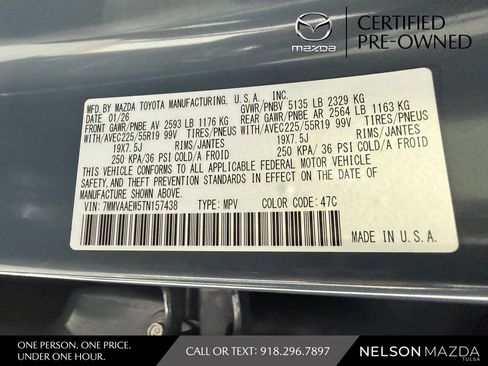 Certified 2026 MAZDA CX-50 2.5 Hybrid w/ Weather Package AWD/4WD image 53