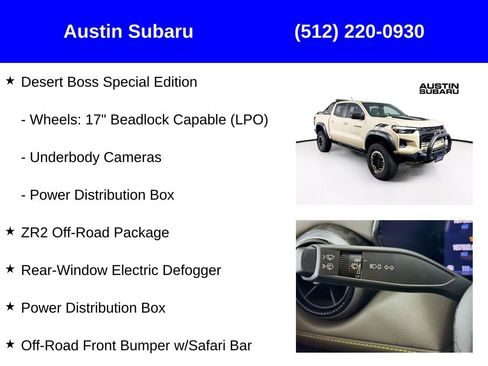 Used 2023 Chevrolet Colorado ZR2 w/ Desert Boss Special Edition image 44