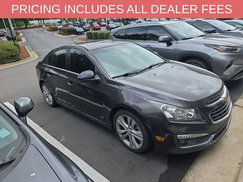 Used 2015 Chevrolet Cruze LTZ w/ Sun, Sound and Sport Package FWD image 9