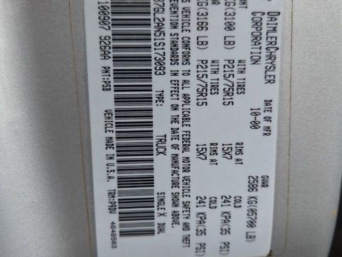 Used 2001 Dodge Dakota SLT image 33