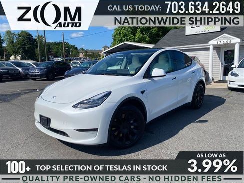 Used 2021 Tesla Model Y Long Range AWD/4WD image 1