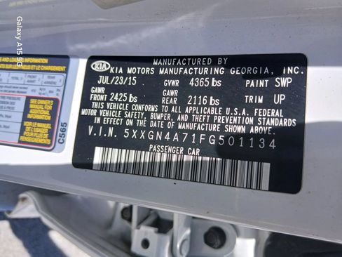 Used 2015 Kia Optima EX w/ EX Premium Package FWD image 12
