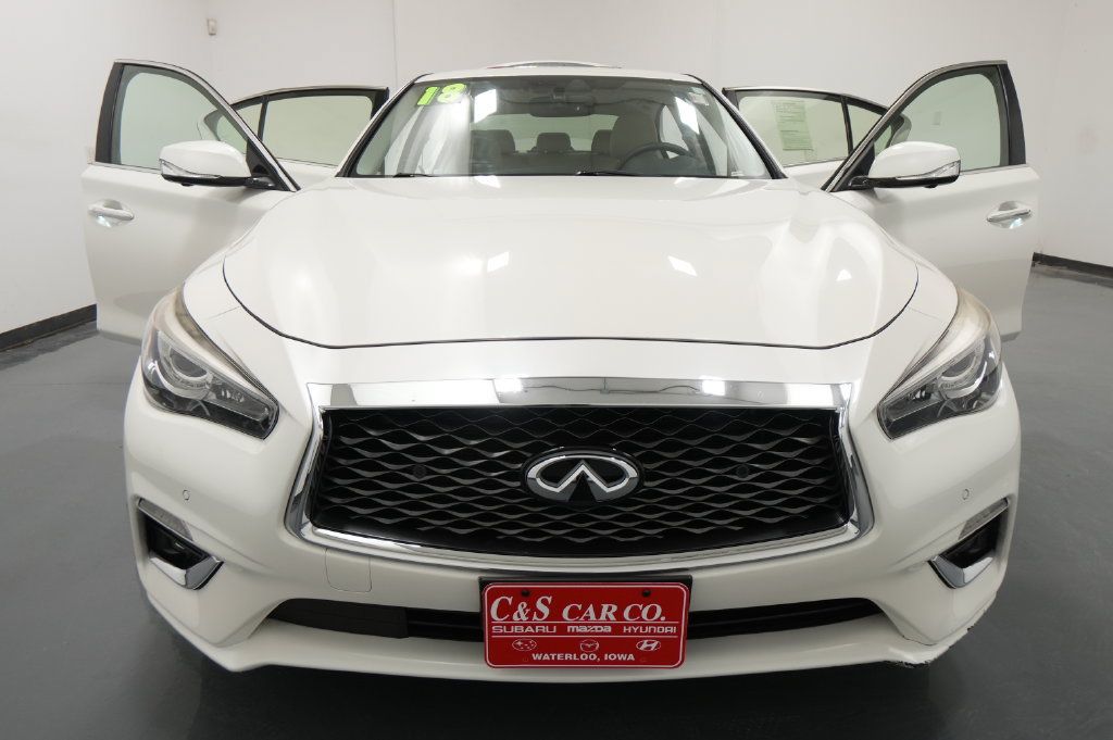 Used 2018 INFINITI Q50 Luxe w/ All Weather Package (L93) AWD/4WD image 31
