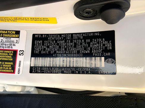 Used 2019 Toyota Camry XSE FWD image 35