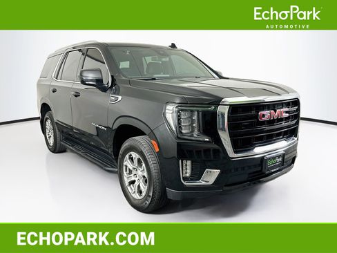 Used 2023 GMC Yukon SLE w/ Gmc Pro Safety Plus Package RWD image 1