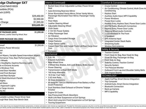 Used 2021 Dodge Challenger SXT w/ Blacktop Package image 22