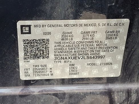 Used 2020 Chevrolet Equinox LT AWD/4WD image 28