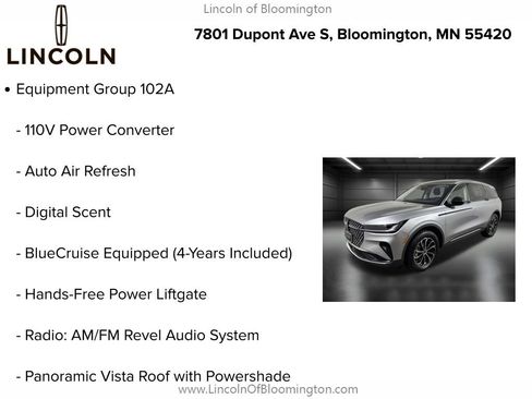 New 2026 Lincoln Nautilus Premier w/ Equipment Group 102A image 5