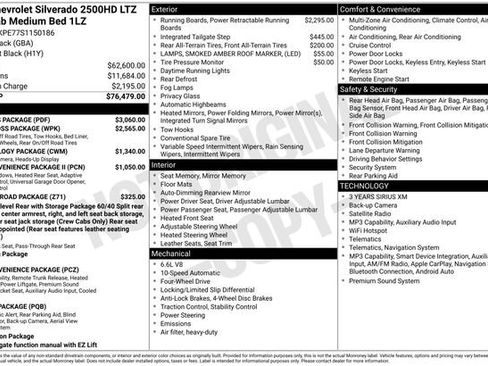 Used 2025 Chevrolet Silverado 2500 LTZ w/ LTZ Plus Package AWD/4WD image 1