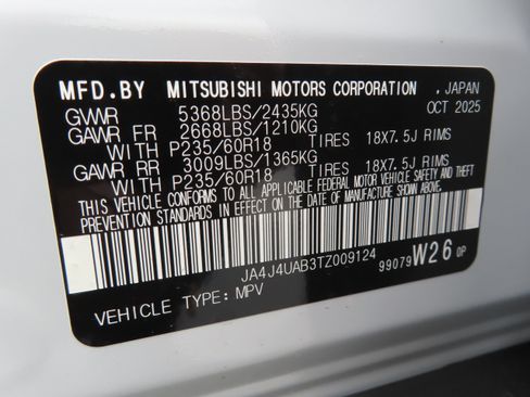 New 2026 Mitsubishi Outlander ES AWD/4WD image 28