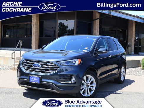 Certified 2023 Ford Edge Titanium w/ Class II Trailer Tow Package AWD/4WD image 1