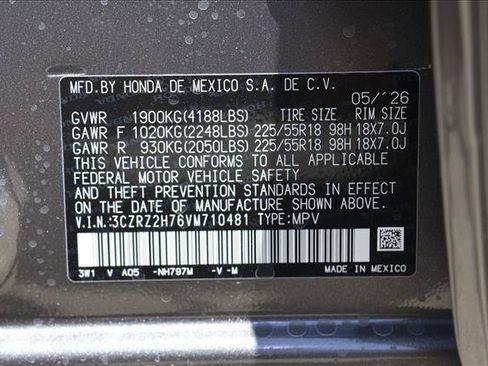 New 2027 Honda HR-V EX-L image 25