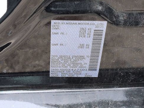 Used 2025 Nissan Altima 2.5 SV FWD image 9