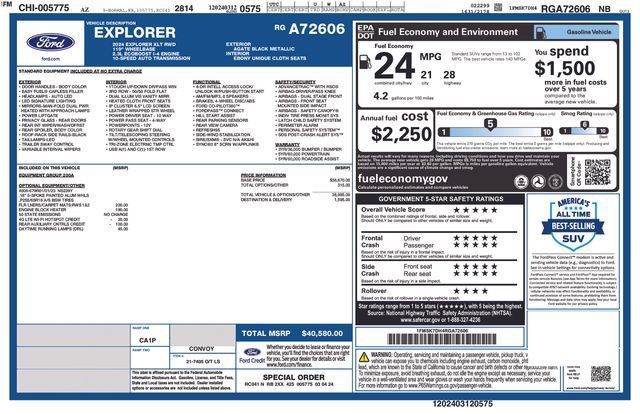 Used 2024 Ford Explorer XLT RWD image 6