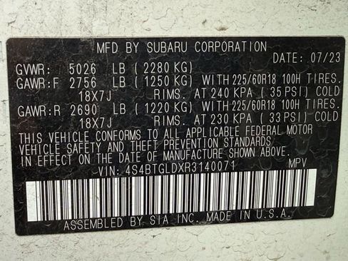 Used 2024 Subaru Outback Onyx Edition XT image 13