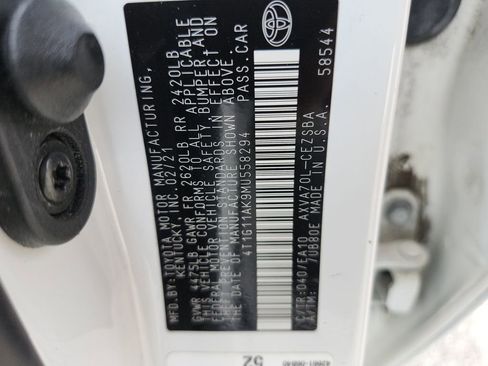 Used 2021 Toyota Camry SE FWD image 34