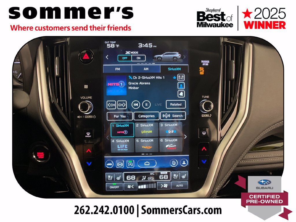 Certified 2025 Subaru Outback Touring XT AWD/4WD image 14