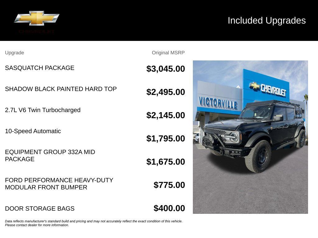 Used 2025 Ford Bronco Badlands w/ Sasquatch Package AWD/4WD image 5
