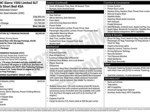 Used 2022 GMC Sierra 1500 SLT RWD image 39