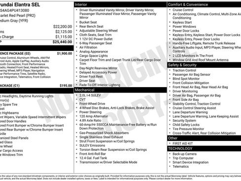 Used 2023 Hyundai Elantra SEL w/ Convenience Package image 42