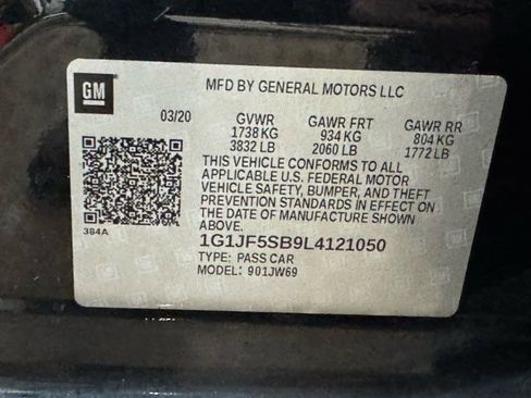 Used 2020 Chevrolet Sonic Premier image 12