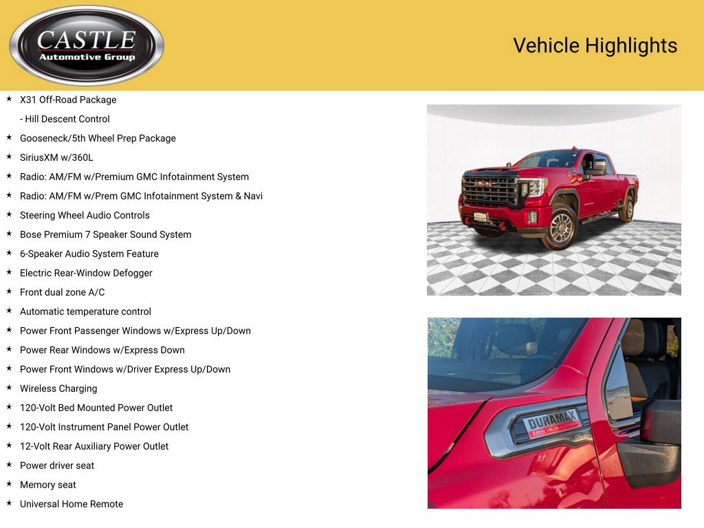 Used 2023 GMC Sierra 3500 AT4 w/ AT4 Preferred Package AWD/4WD image 13